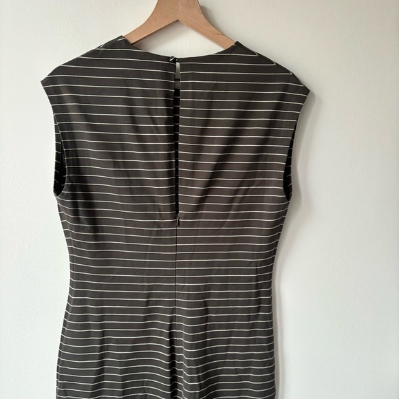 Club Monaco Polished Ponte Knit Dress Sz 10 Maxi - Picture 9 of 12